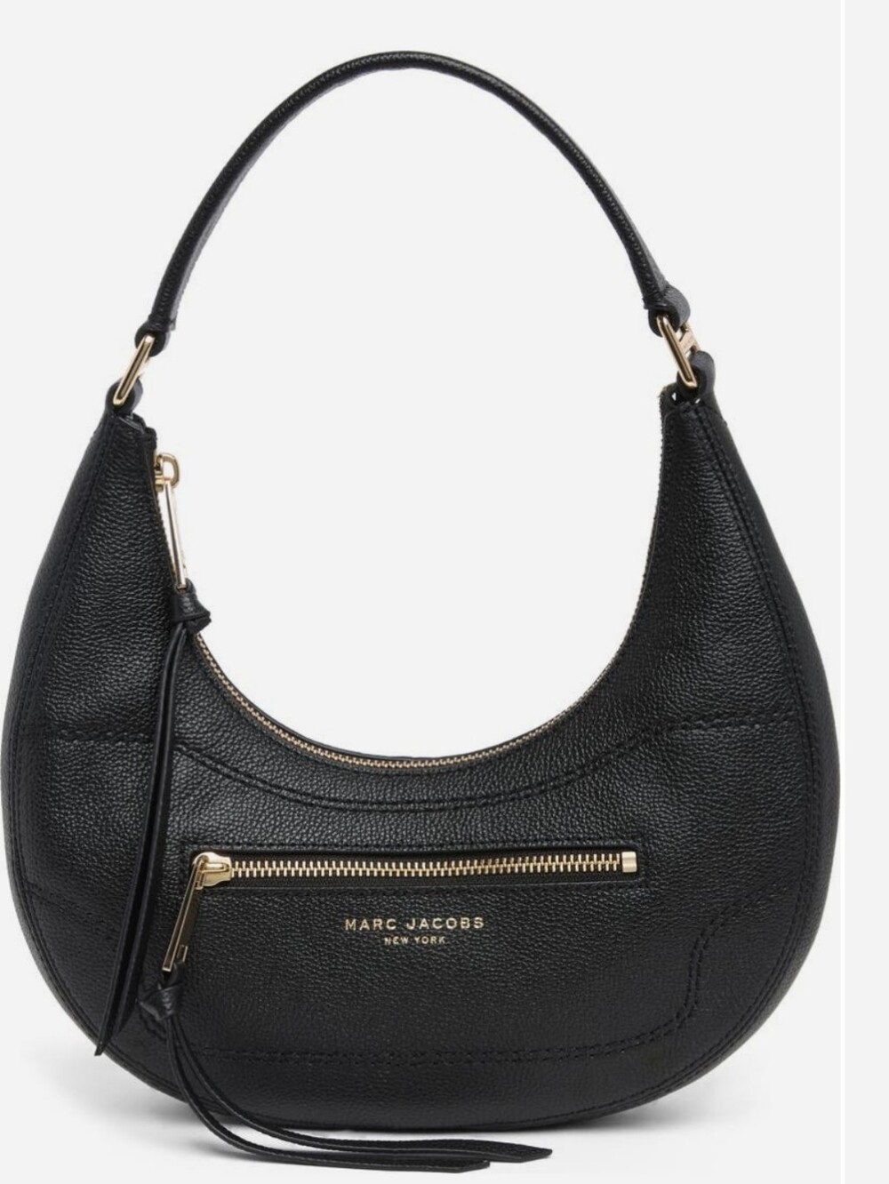 Marc Jacobs small leather crescent shoulder bag